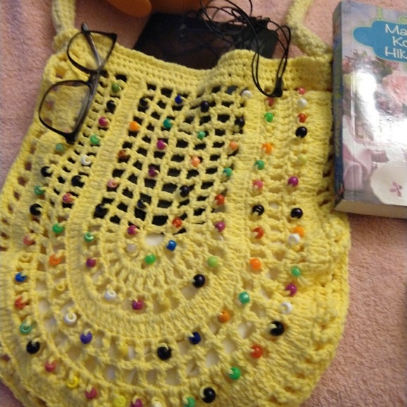 👒👒 SUMMER SALE👒👙🏖  Beaded shoulder bag - Picture 4 of 7